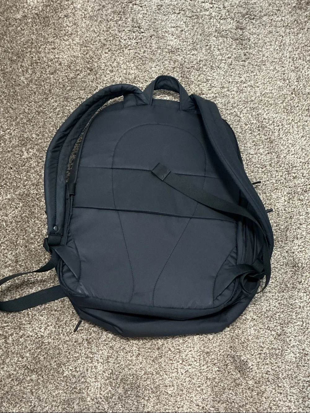 lululemon athletica Black Backpack with Front Pocket